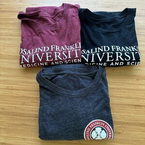 Bundle Rosalind Franklin University Shirts Women's Mediums EUC